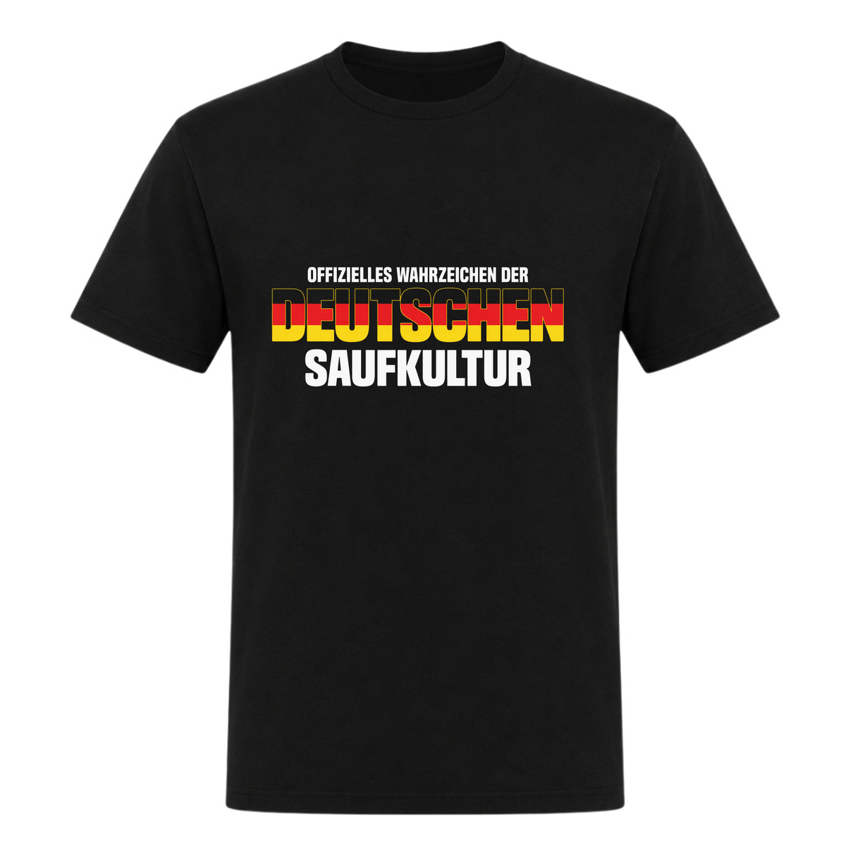 Unisex T-Shirt Wahrzeichen der Deutschen Saufkultur - Deep Black
