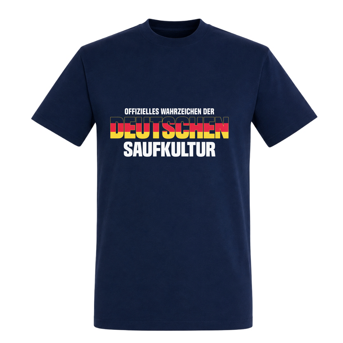 Unisex T-Shirt Wahrzeichen der Deutschen Saufkultur - French Navy
