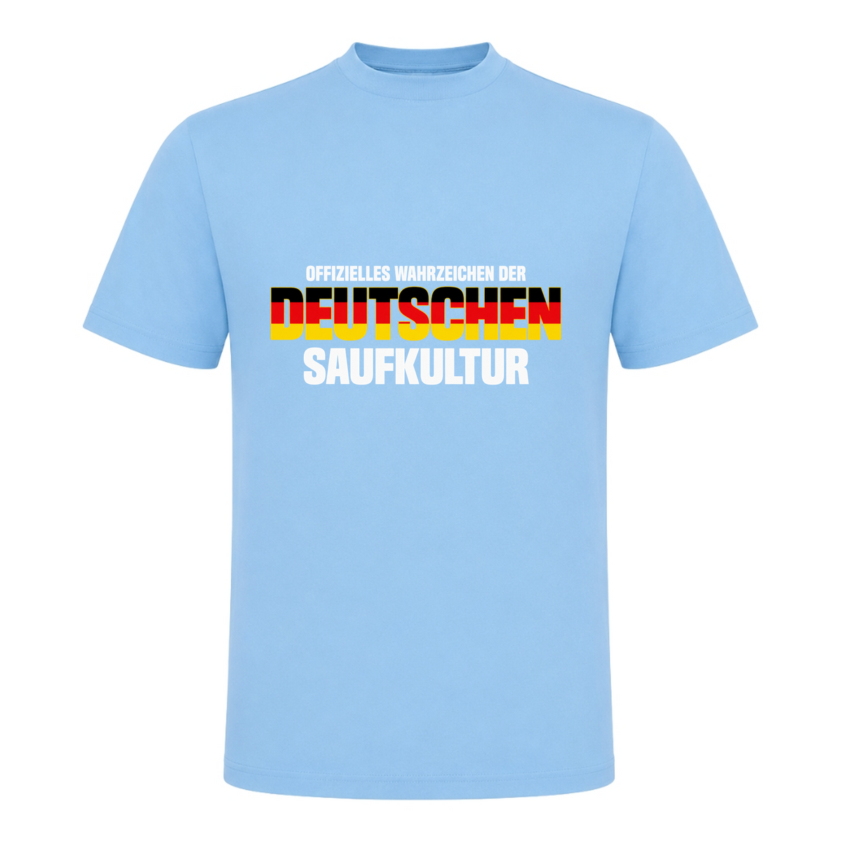 Unisex T-Shirt Wahrzeichen der Deutschen Saufkultur - Sky Blue