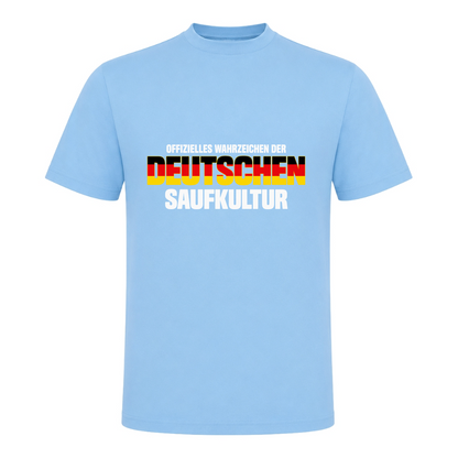 Unisex T-Shirt Wahrzeichen der Deutschen Saufkultur - Sky Blue