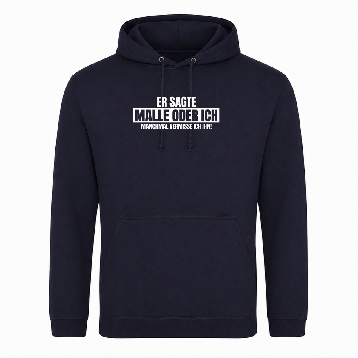 Unisex Hoodie Malle oder Ich (Weiber Version) - French Navy