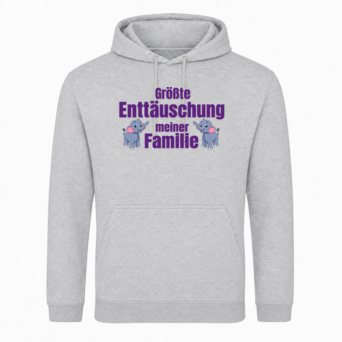 Unisex Hoodie Enttäuschung der Familie -  Heather Grey