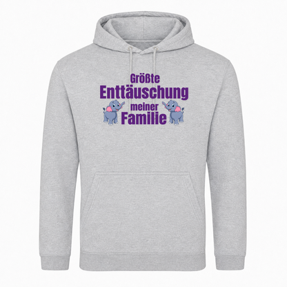 Unisex Hoodie Enttäuschung der Familie -  Heather Grey