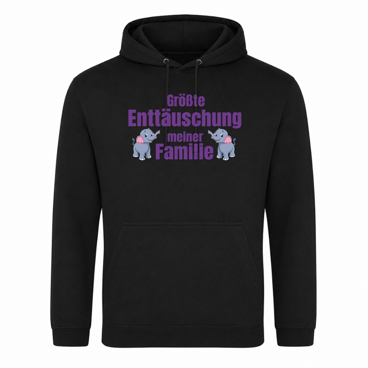 Unisex Hoodie Enttäuschung der Familie - Schwarz