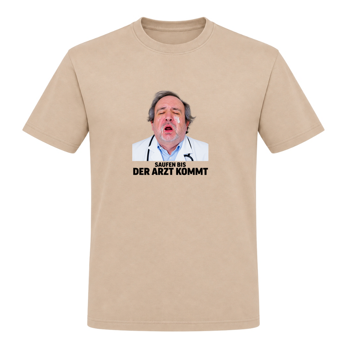 Unisex T-Shirt Saufen bis der Arzt kommt - Rope