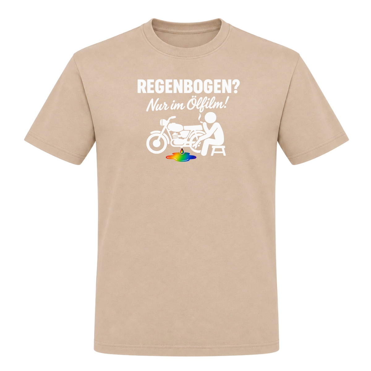 Unisex T-Shirt REGENBOGEN? Nur im ölfilm - Rope