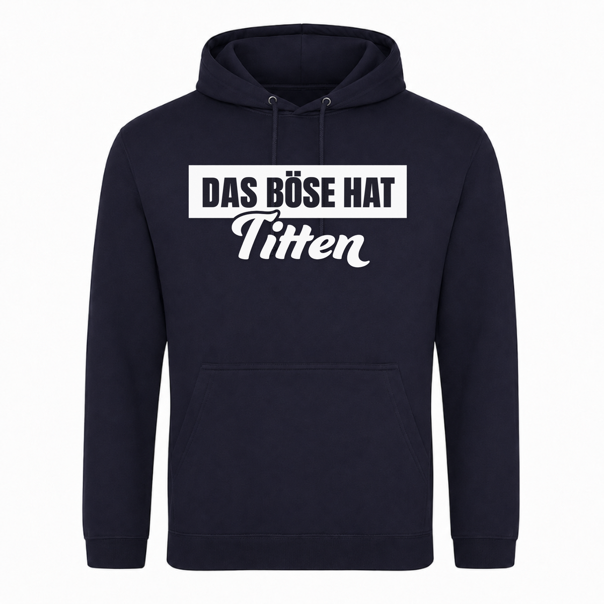 Unisex Hoodie Das Böse hat Titten - French Navy