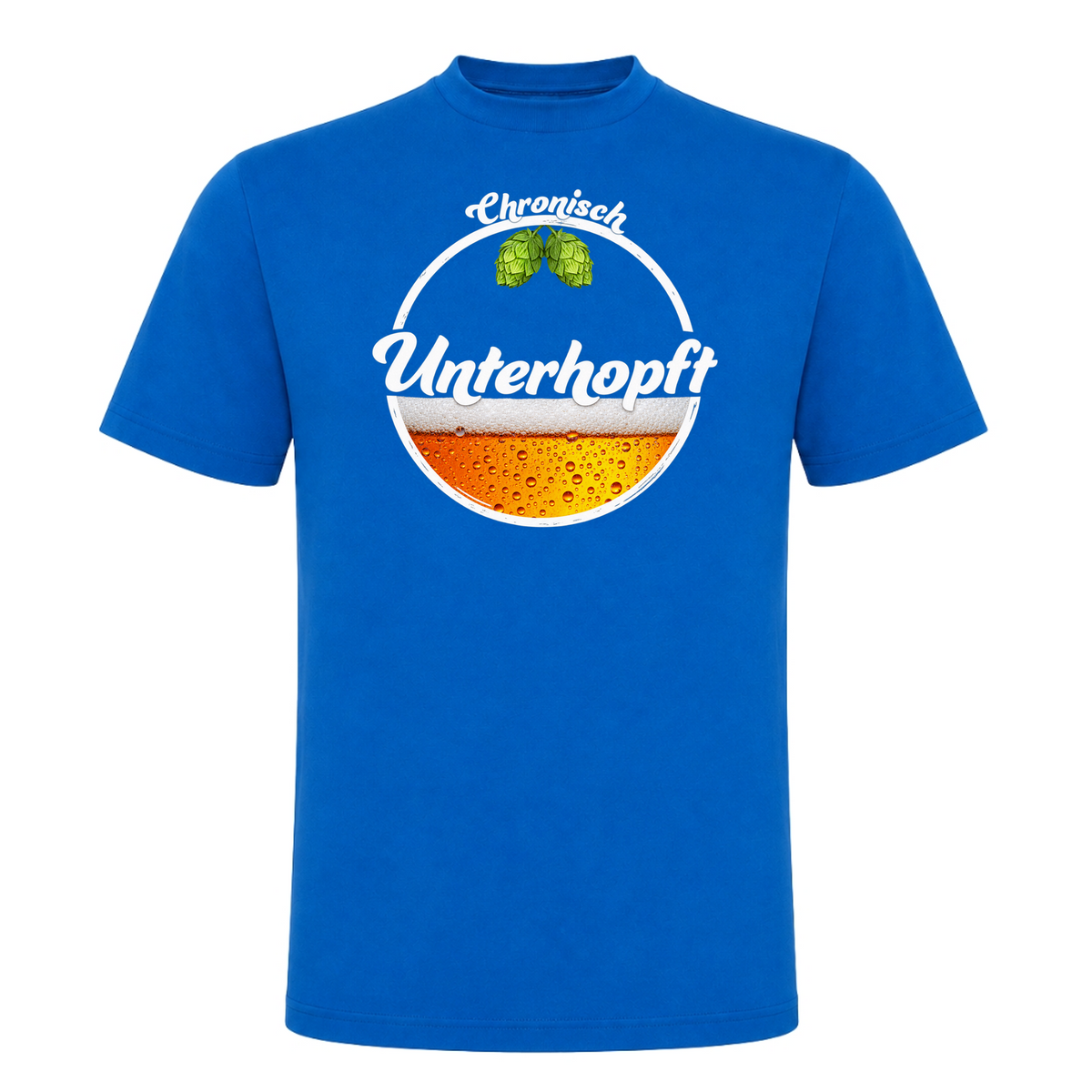 Unisex T-Shirt Chronisch Unterhopft - Royal Blue 241