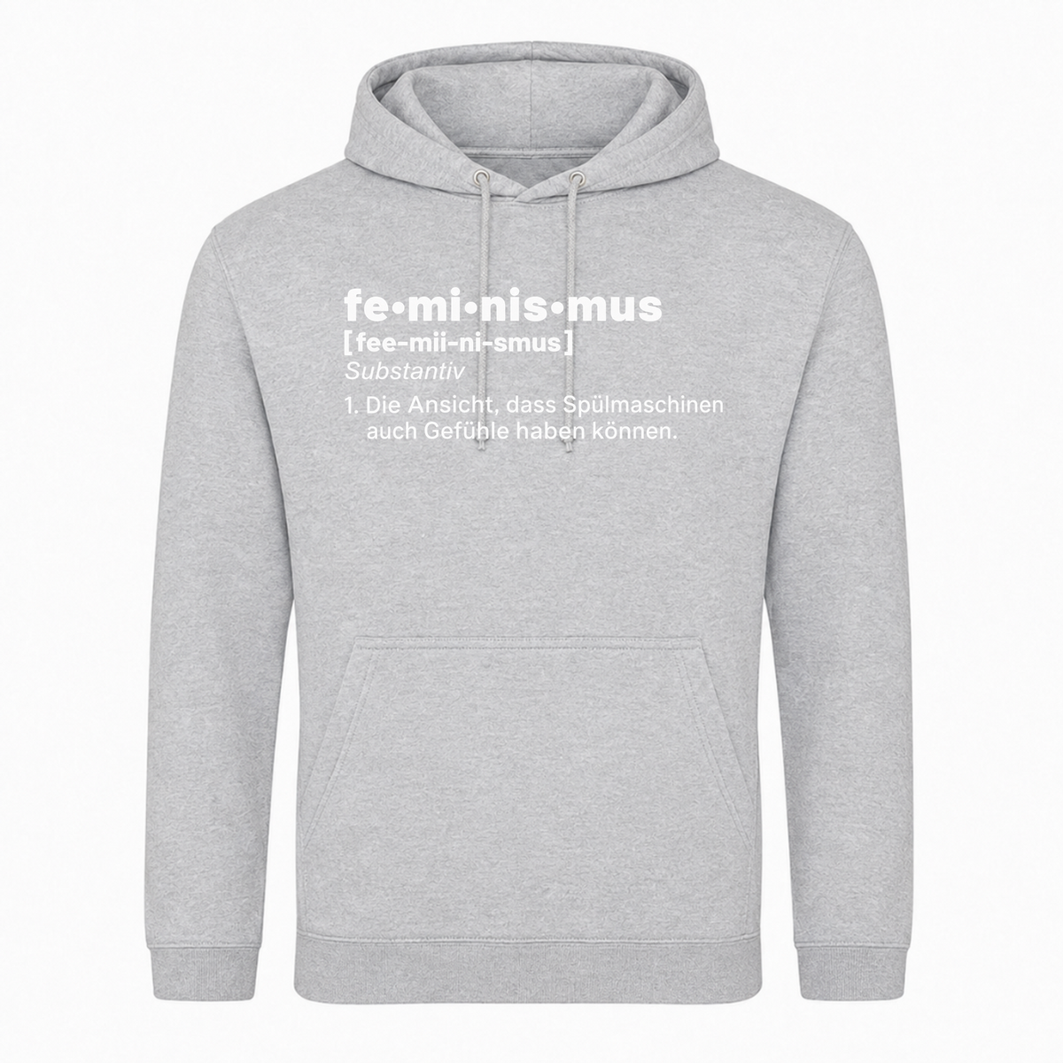 Unisex Hoodie Feminismus -  Heather Grey
