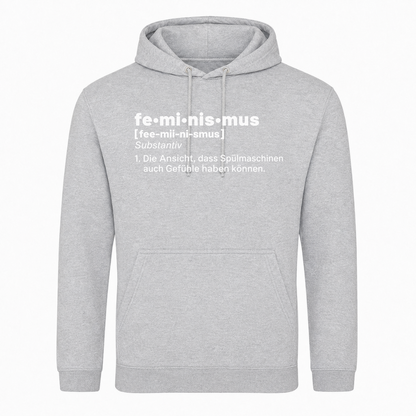 Unisex Hoodie Feminismus -  Heather Grey