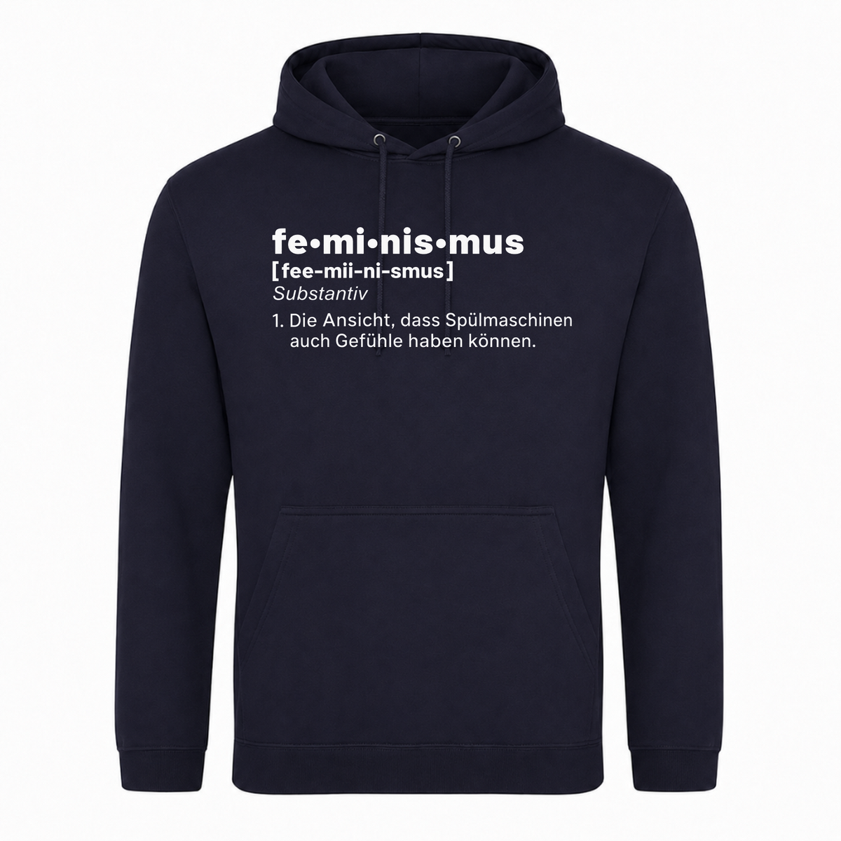 Unisex Hoodie Feminismus - French Navy