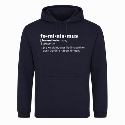 Unisex Hoodie Feminismus - French Navy