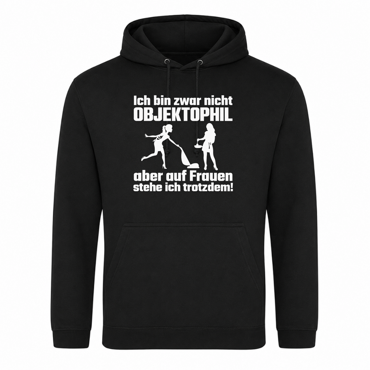 Unisex Hoodie Objektophil - Schwarz