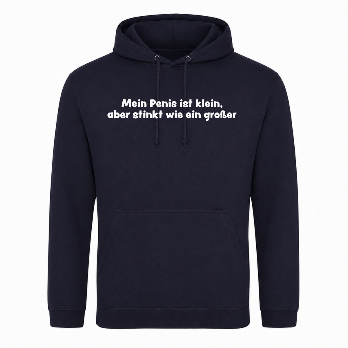 Unisex Hoodie Mein Penis ist klein - French Navy