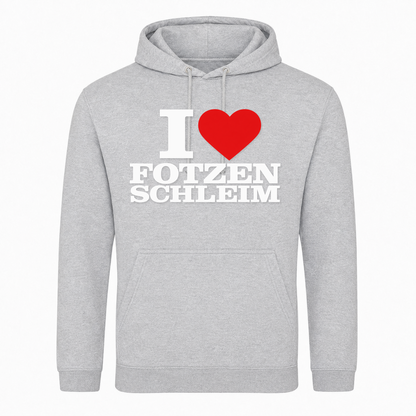 I ♥️ Fotzenschleim Unisex Hoodie -  Heather Grey