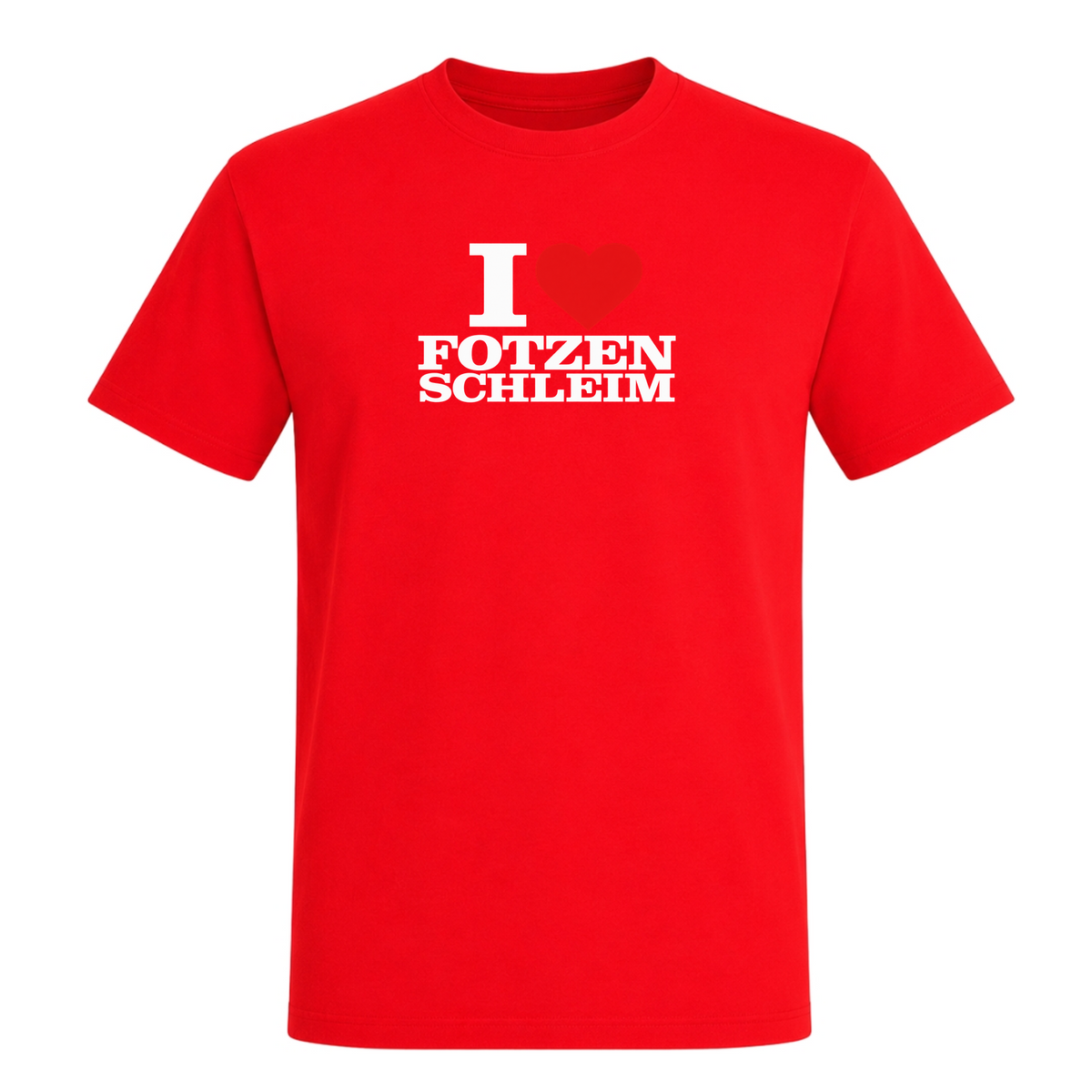I ♥️ Fotzenschleim Unisex T-Shirt - Red