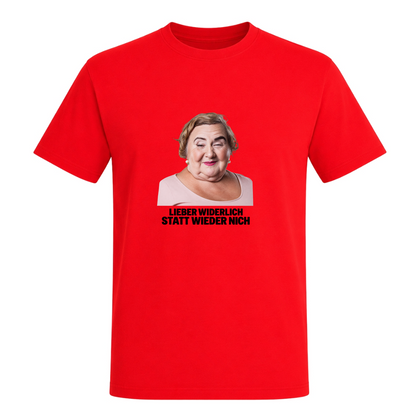 Unisex T-Shirt Widerlich statt wieder nich - Red
