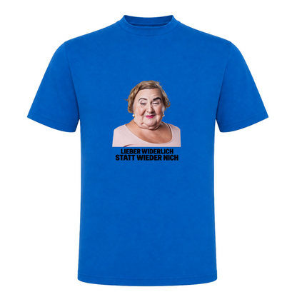 Unisex T-Shirt Widerlich statt wieder nich - Royal Blue 241