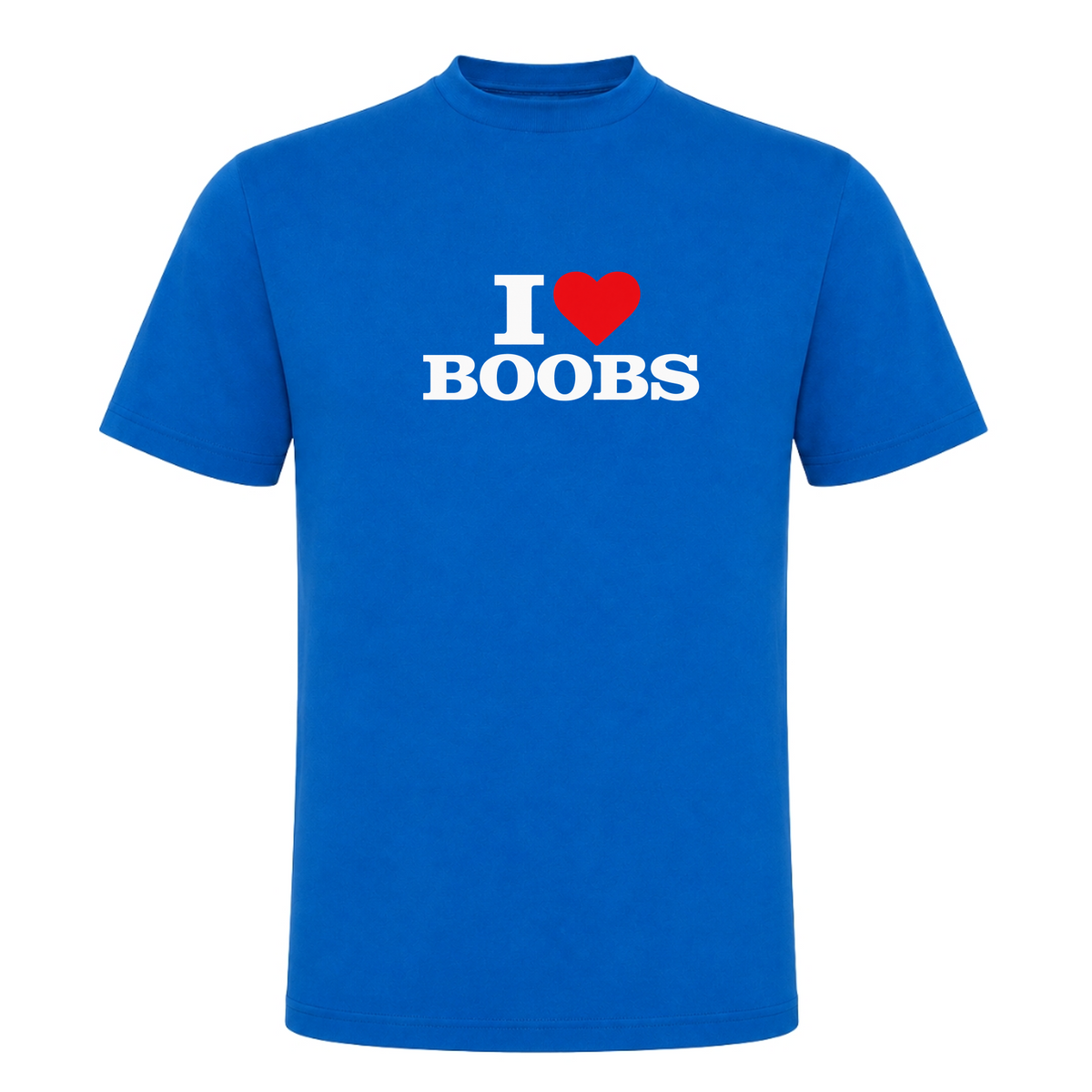 I ♥️ Boobs Unisex T-Shirt - Royal Blue 241