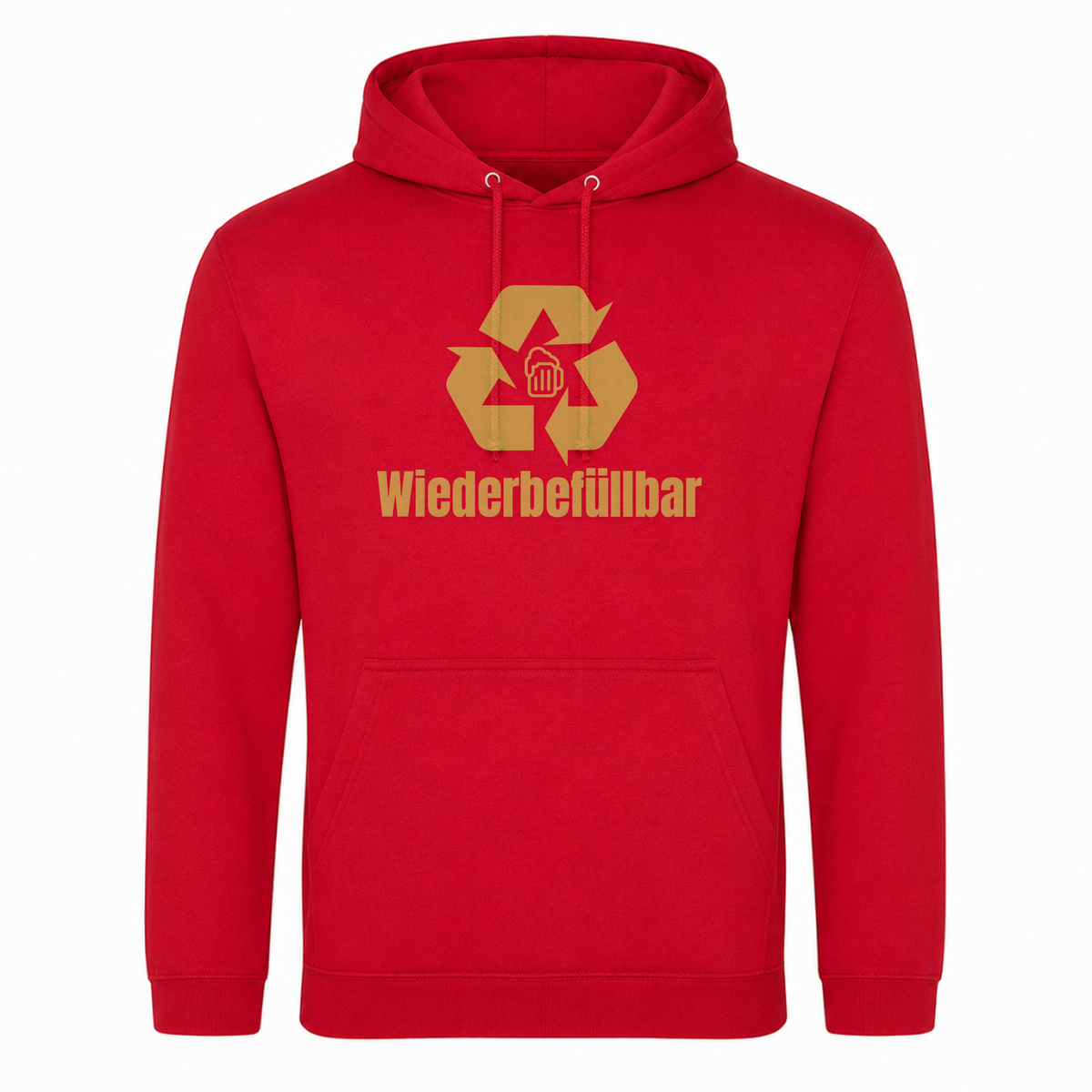 Unisex Hoodie Wiederbefüllbar - rot