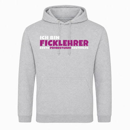 Unisex Hoodie Ficklehrer -  Heather Grey