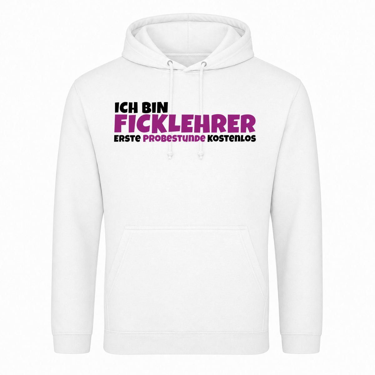 Unisex Hoodie Ficklehrer - Weiß
