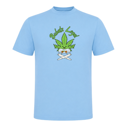 Unisex T-Shirt Bubatz Legal - Sky Blue