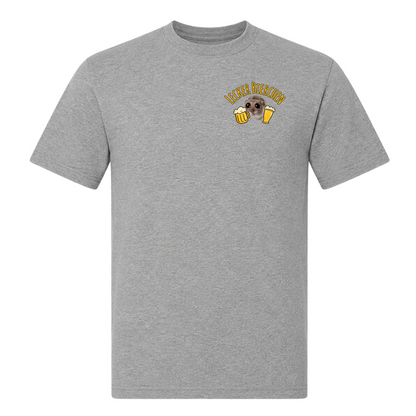Unisex T-Shirt Lecker Bierchen - Grey Melange