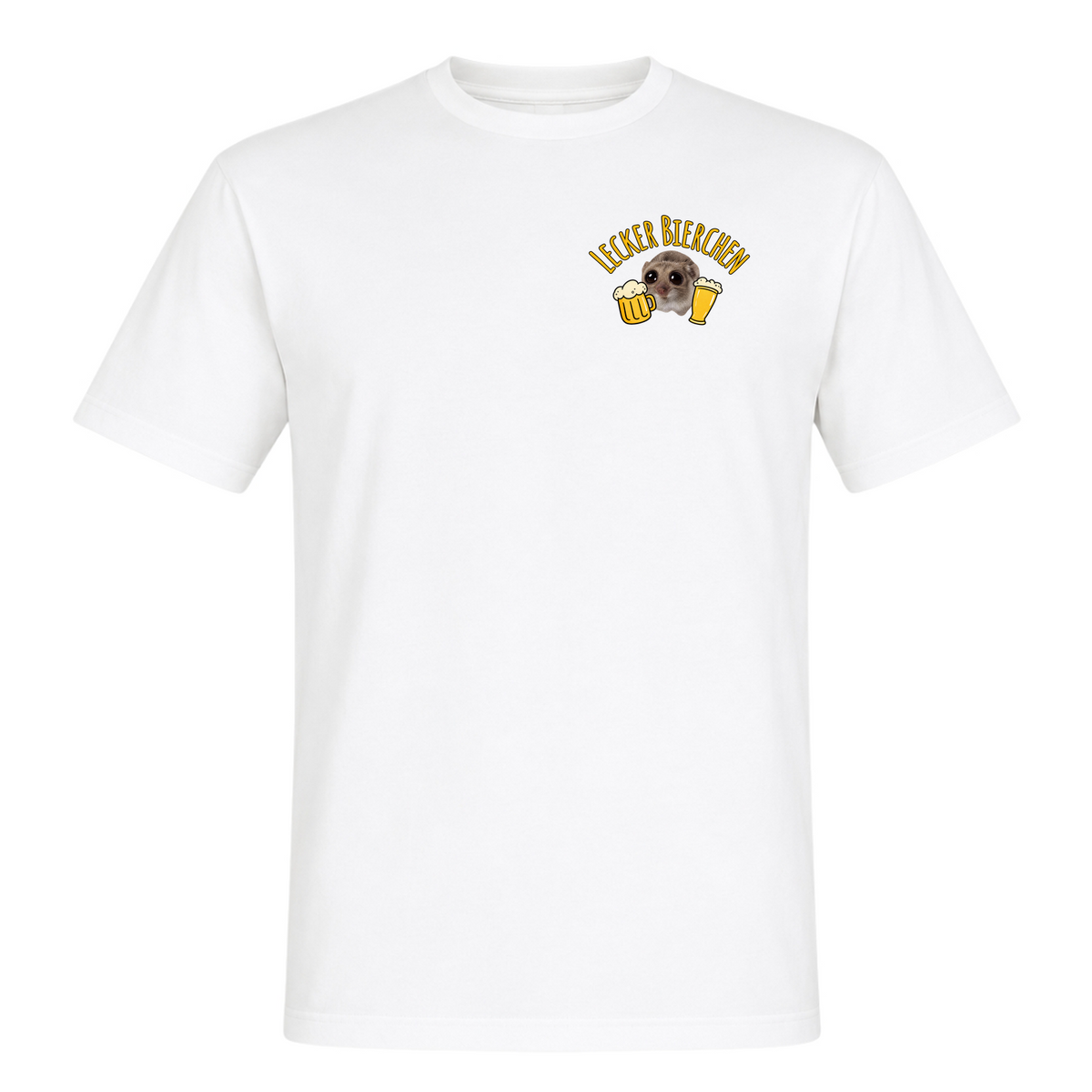 Unisex T-Shirt Lecker Bierchen - White