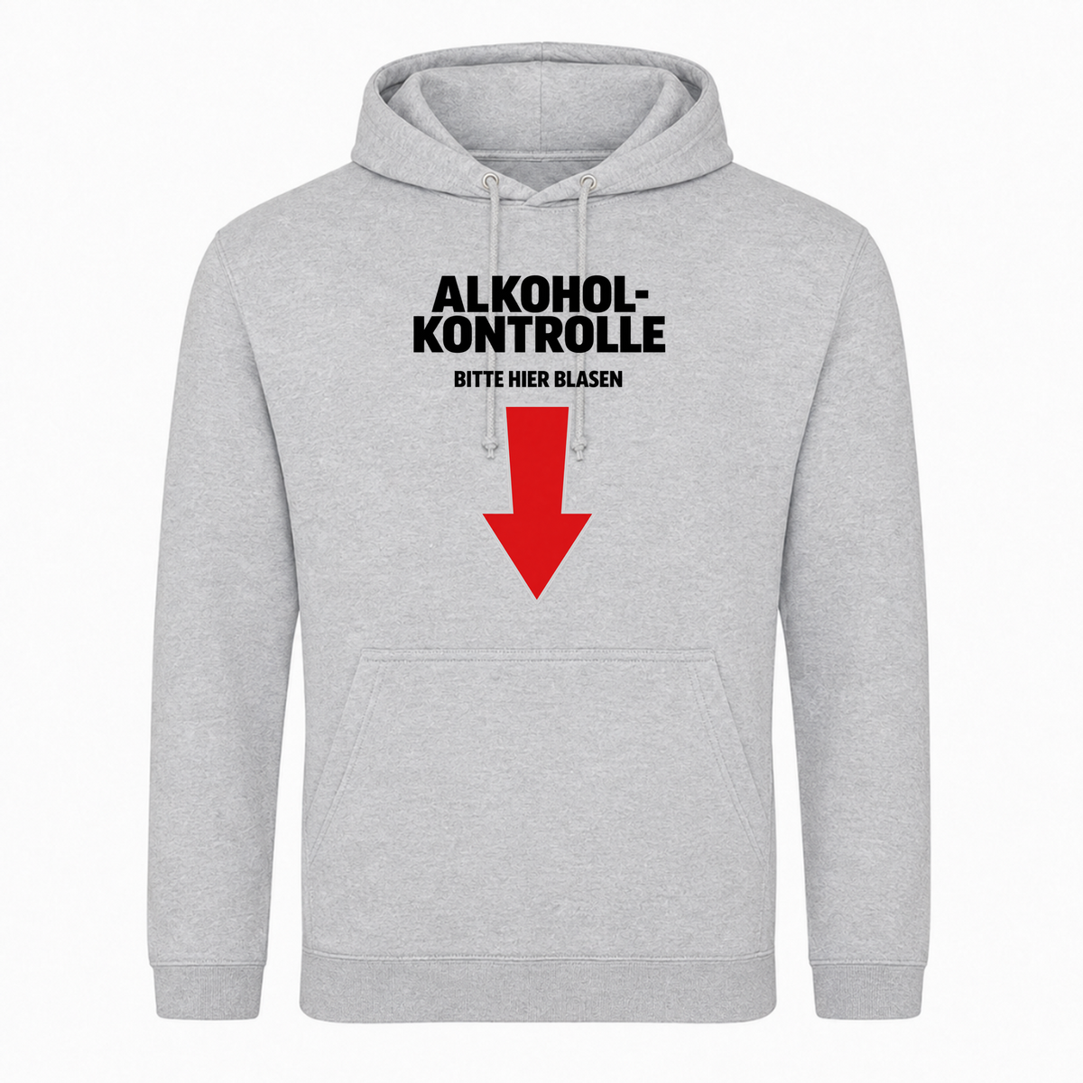 Alkoholkontrolle Unisex Hoodie -  Heather Grey