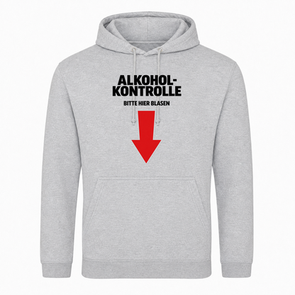 Alkoholkontrolle Unisex Hoodie -  Heather Grey