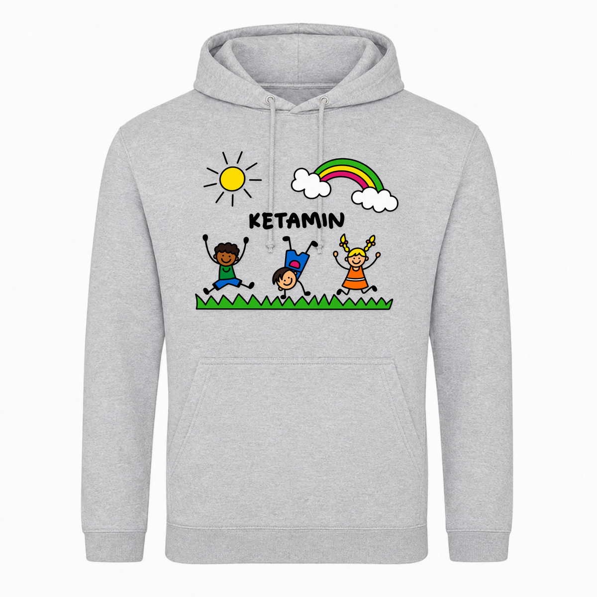 Unisex Hoodie Ketamin -  Heather Grey