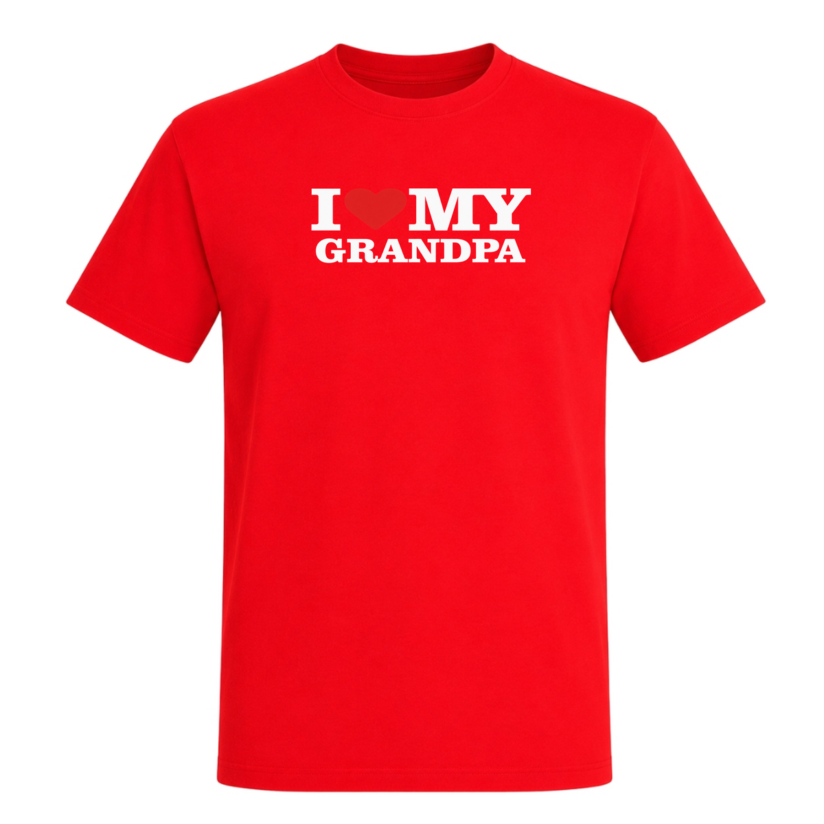 I ♥️ My Grandpa Unisex T-Shirt - Red