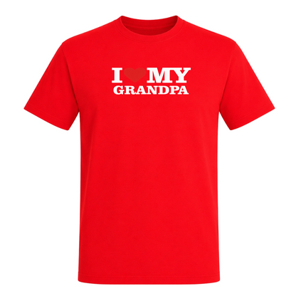 I ♥️ My Grandpa Unisex T-Shirt - Red