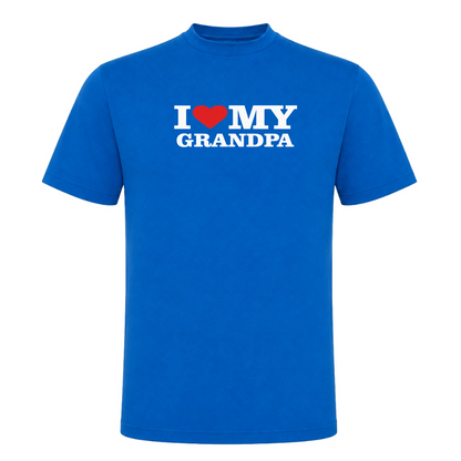 I ♥️ My Grandpa Unisex T-Shirt - Royal Blue 241