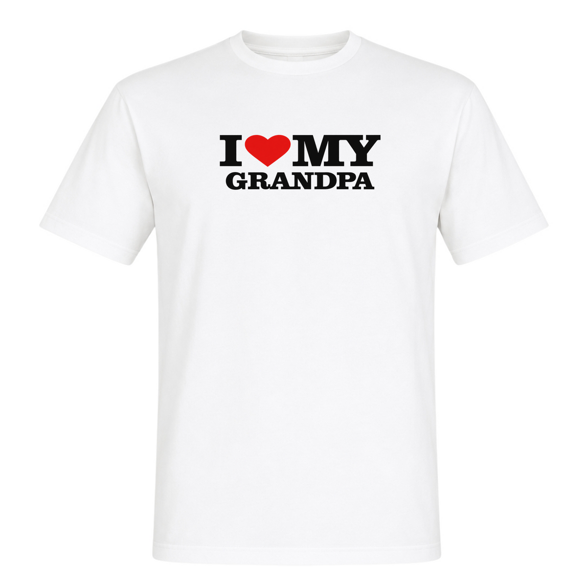I ♥️ My Grandpa Unisex T-Shirt - White