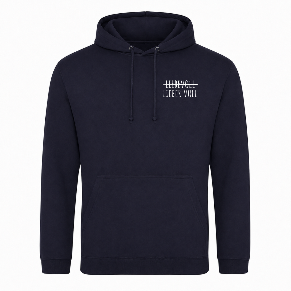 Unisex Hoodie Lieber Voll - French Navy
