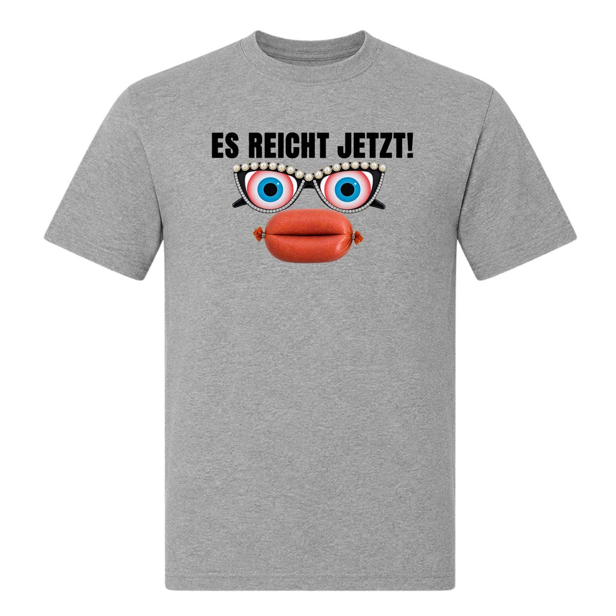 Unisex T-Shirt Es reicht jetzt! - Grey Melange