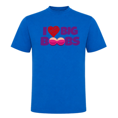 Unisex T-Shirt Big Boobs - Royal Blue 241