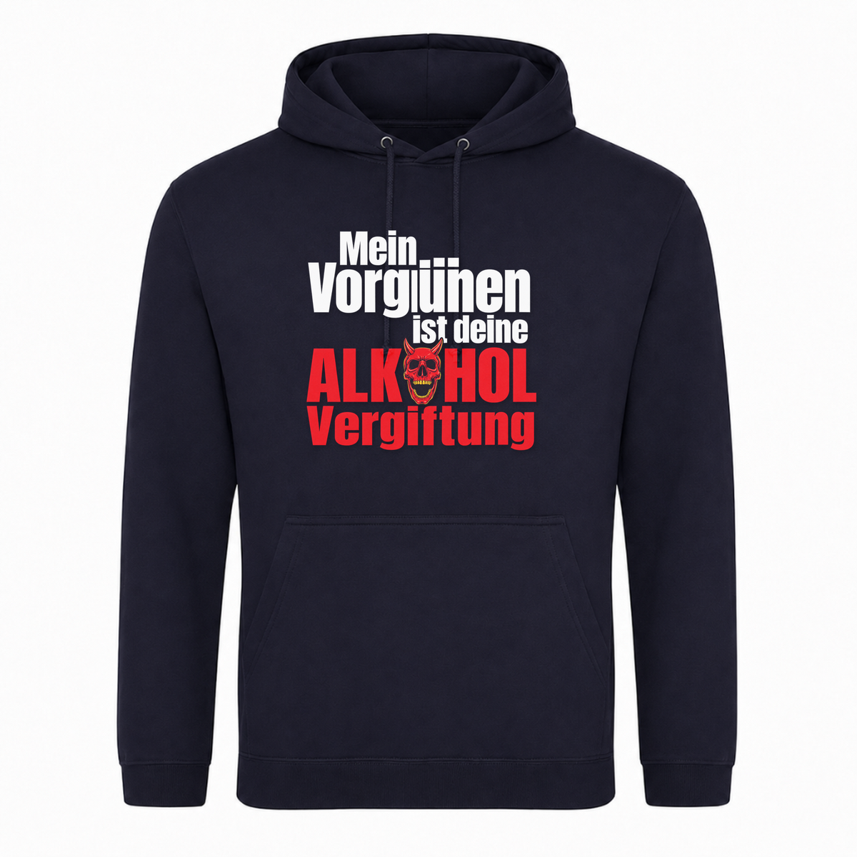 Alkoholvergiftung Unisex Hoodie - French Navy