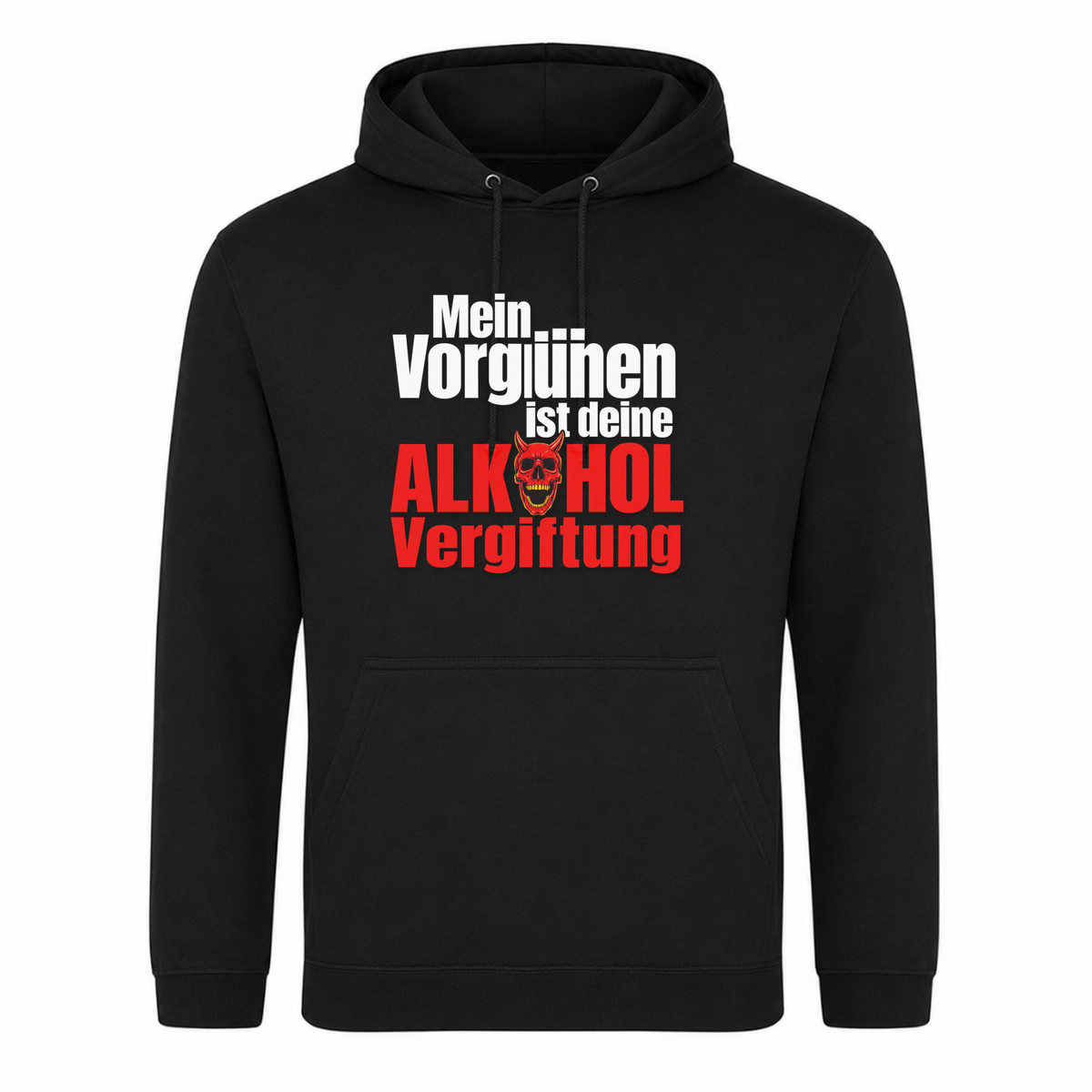 Alkoholvergiftung Unisex Hoodie - Schwarz