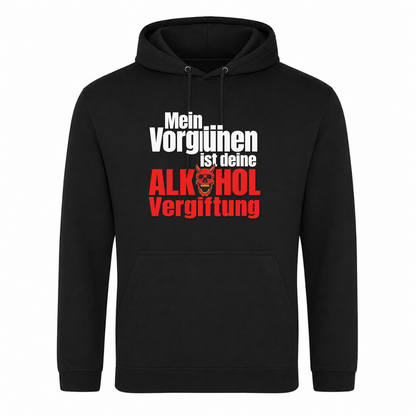 Alkoholvergiftung Unisex Hoodie - Schwarz