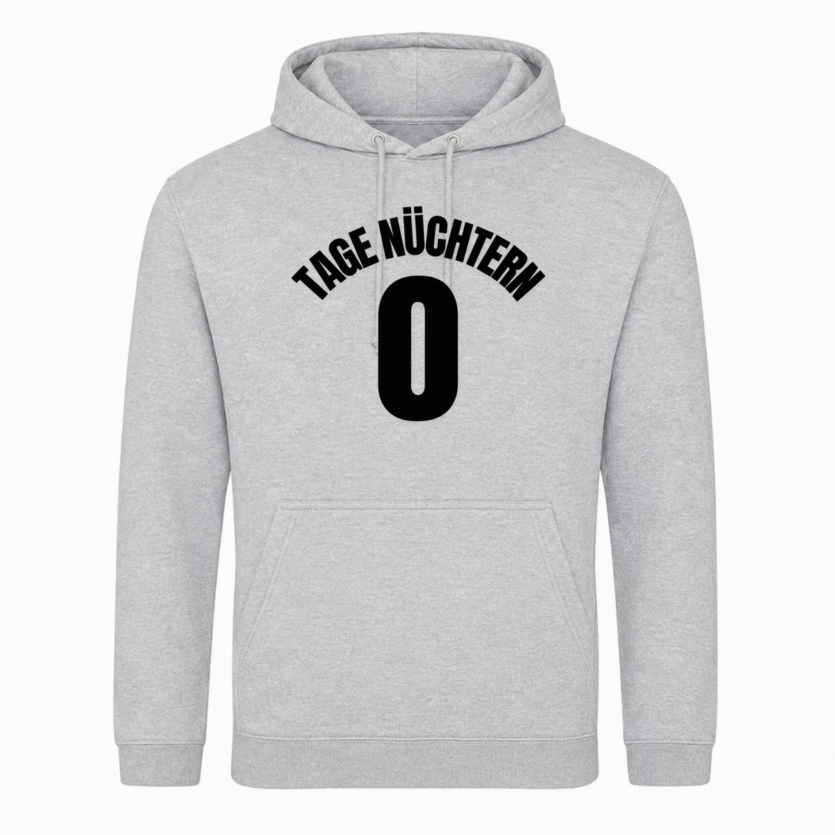Unisex Hoodie Tage Nüchtern -  Heather Grey
