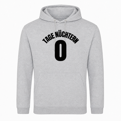 Unisex Hoodie Tage Nüchtern -  Heather Grey