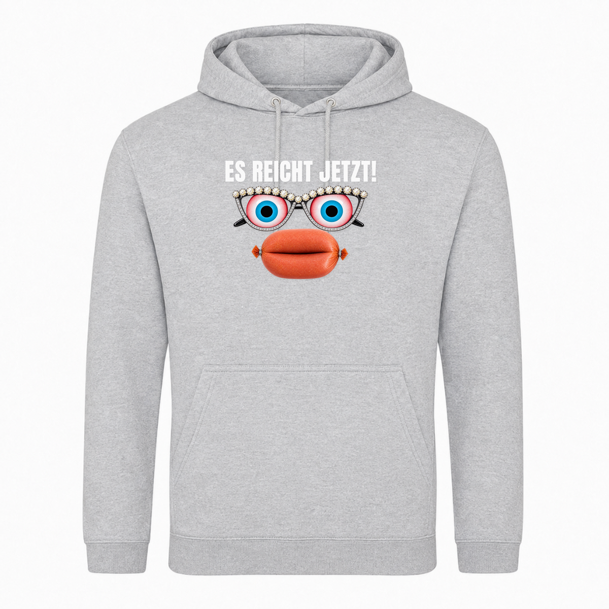 Unisex Hoodie Es reicht jetzt! -  Heather Grey