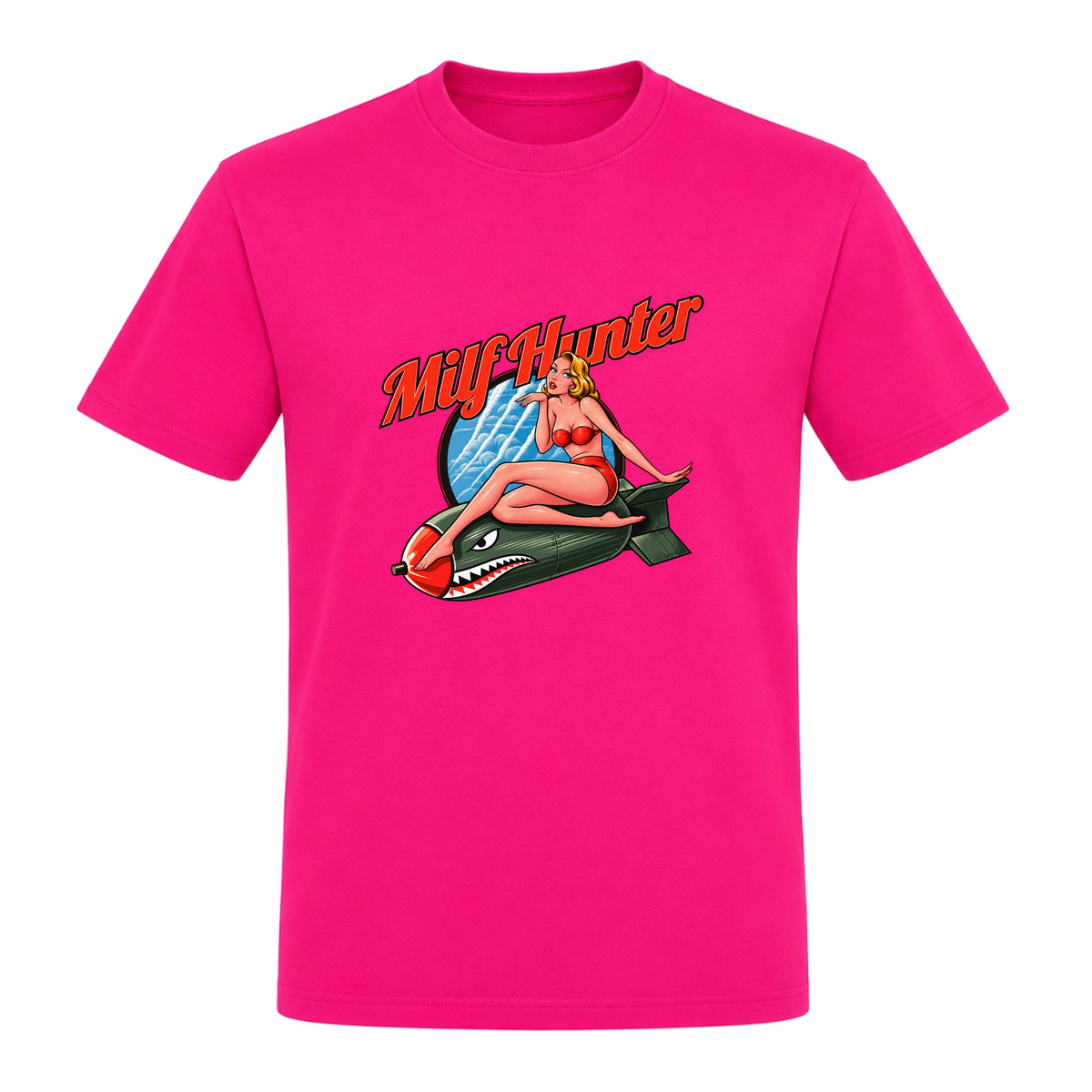 Unisex T-Shirt Milf Hunter - Fuchsia
