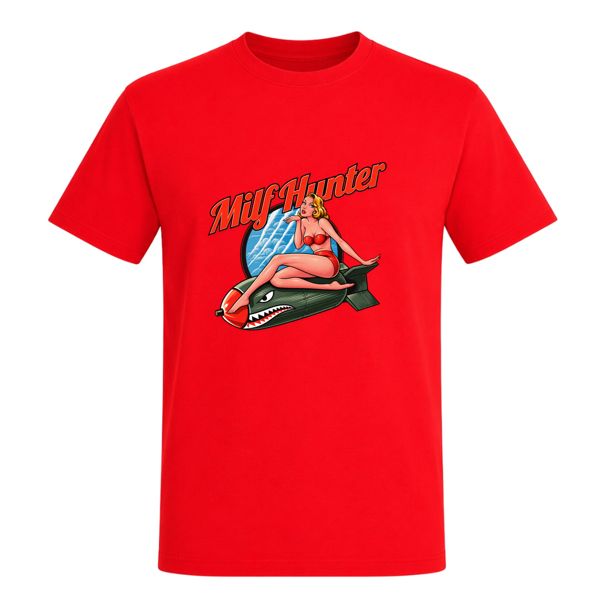 Unisex T-Shirt Milf Hunter - Red