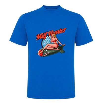Unisex T-Shirt Milf Hunter - Royal Blue 241