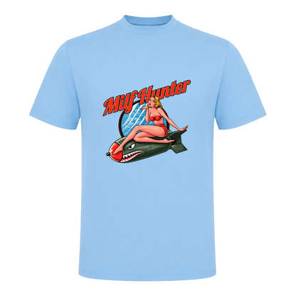 Unisex T-Shirt Milf Hunter - Sky Blue