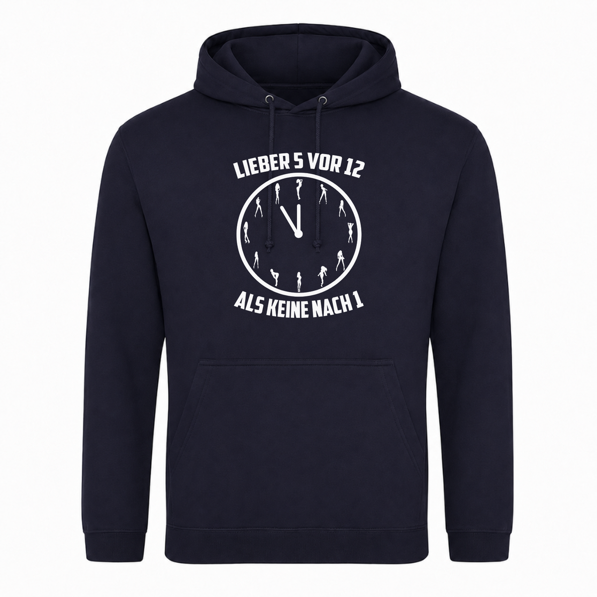 Unisex Hoodie Lieber 5 vor 12 - French Navy